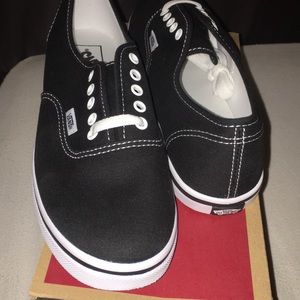Authentic Lo Pro Black Vans